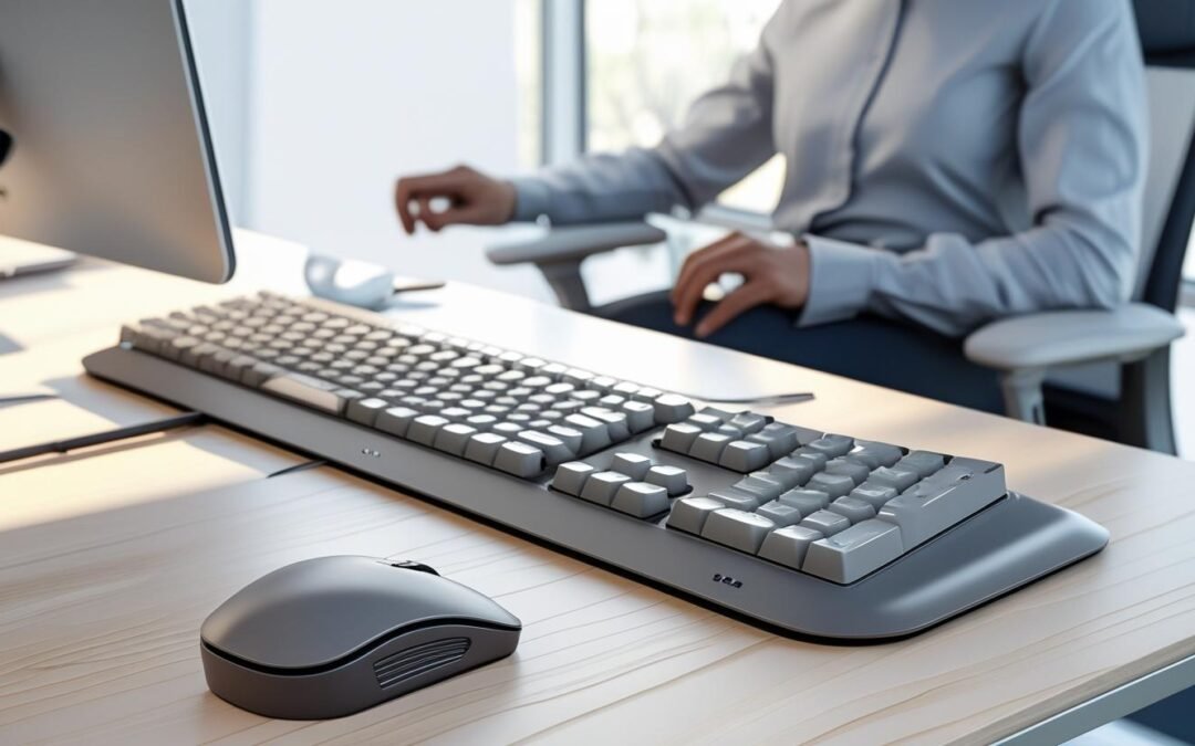 Souris ergonomique usage professionnel